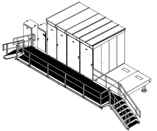 Pembina 25kV Skid Mounted Metal Clad NEMA 3R Drawing